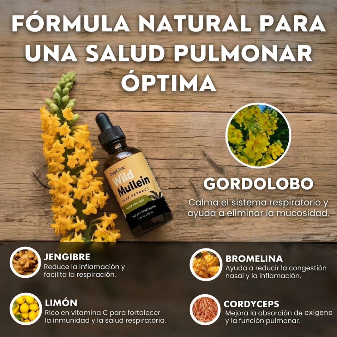 Detox pulmonar 3 en 1 (mocos, toxinas y vías respiratorias)