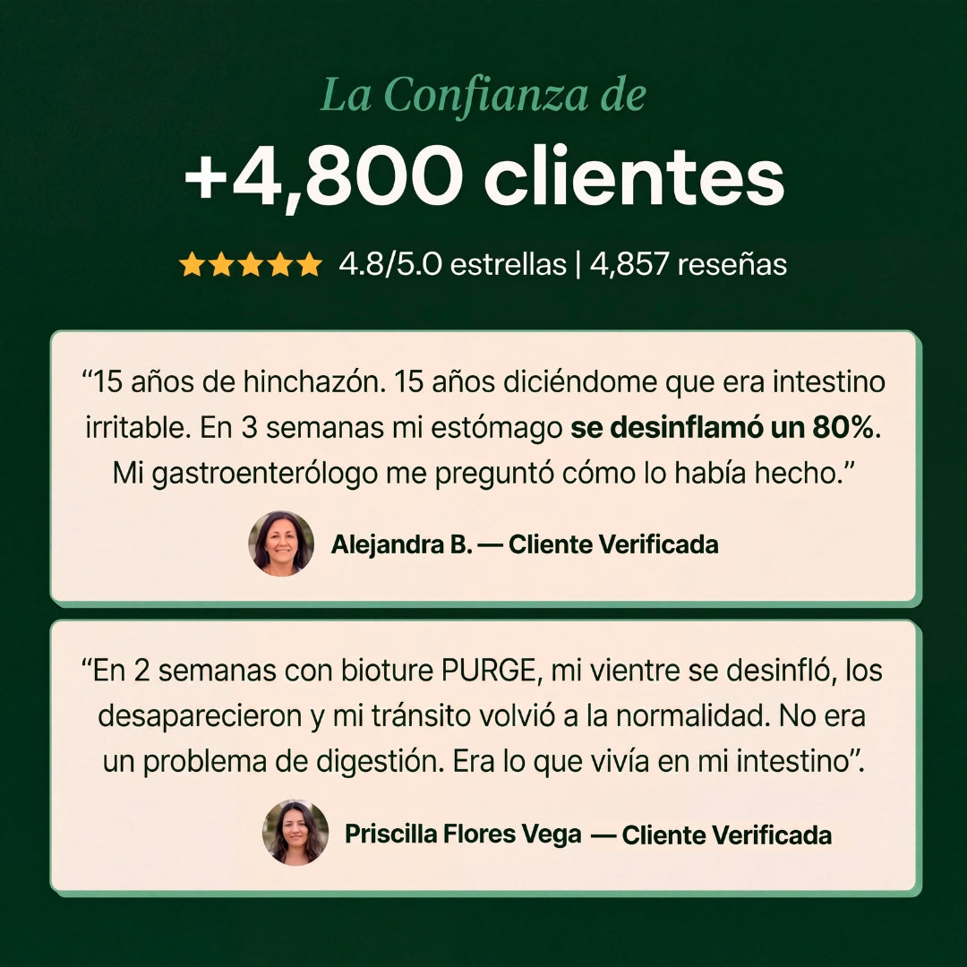 PURGE™ — Fórmula Antiparasitaria natural (Elimina los parásitos intestinales en 21 días)