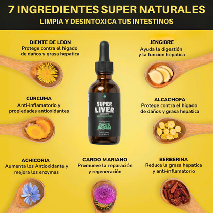 Bioture DTOX™ — Formula Natural de Limpieza Profunda de Hígado