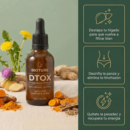 DTOX™ — Formula Natural para Limpieza de Hígado