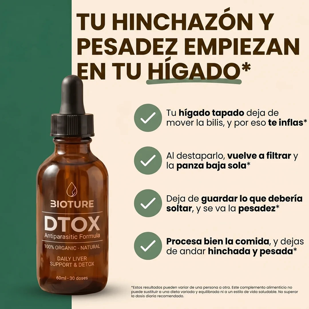DTOX™ — Formula Natural para Limpieza de Hígado