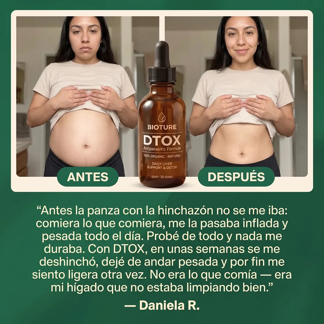 DTOX™ — Formula Natural para Limpieza de Hígado