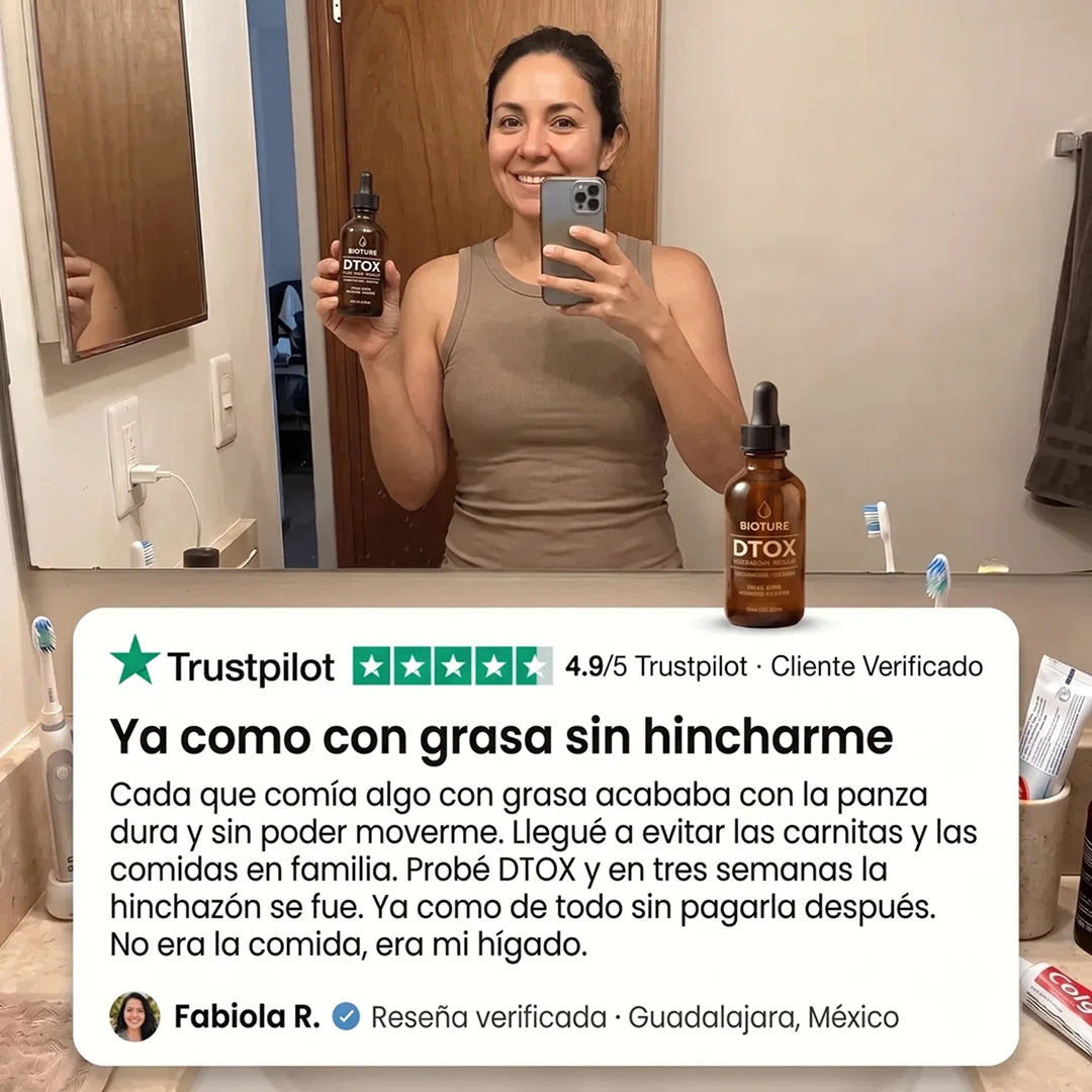 DTOX™ — Formula Natural para Limpieza de Hígado