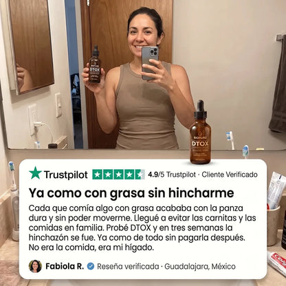 DTOX™ — Formula Natural para Limpieza de Hígado